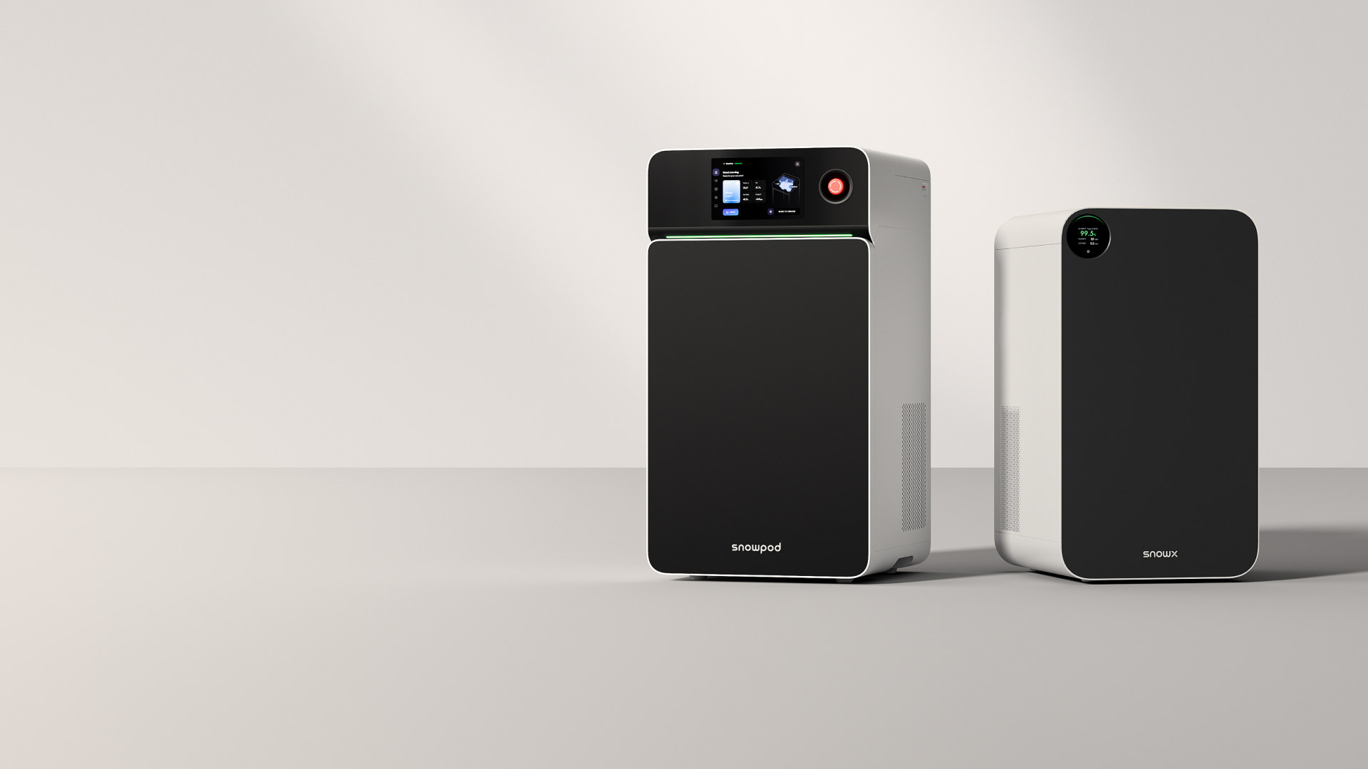 SnowPod desktop metal 3D printer in a maker studio
